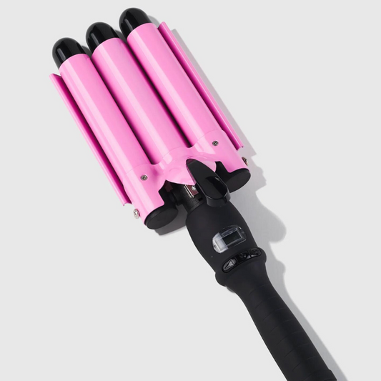 3 Barrel Curling Iron with LCD Display