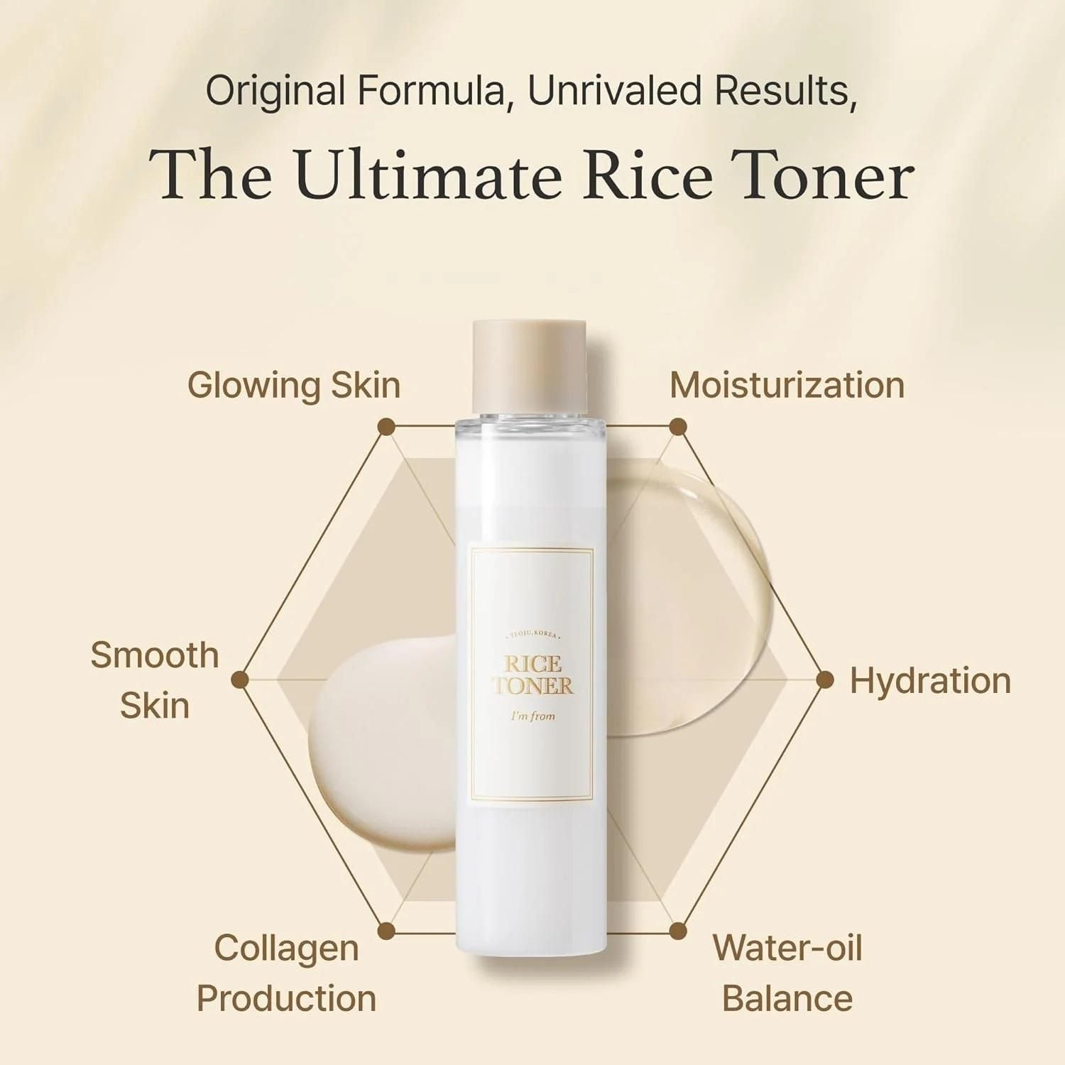 'I'm from' Korean Rice Toner for Glowing Skin